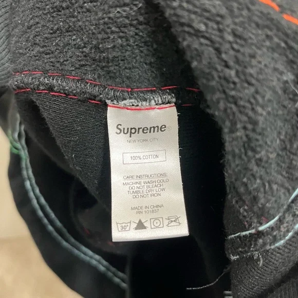 supreme stitch hoodie